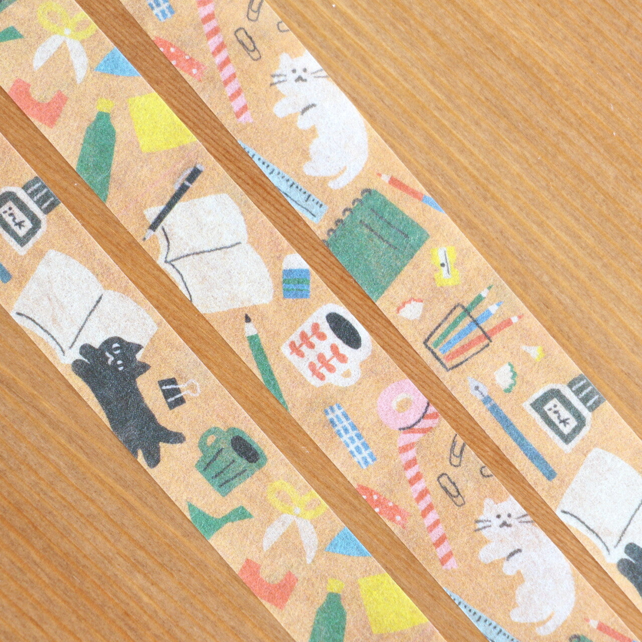 A Perfect Day for Me Kitty Washi Tape - Watashi Biyori