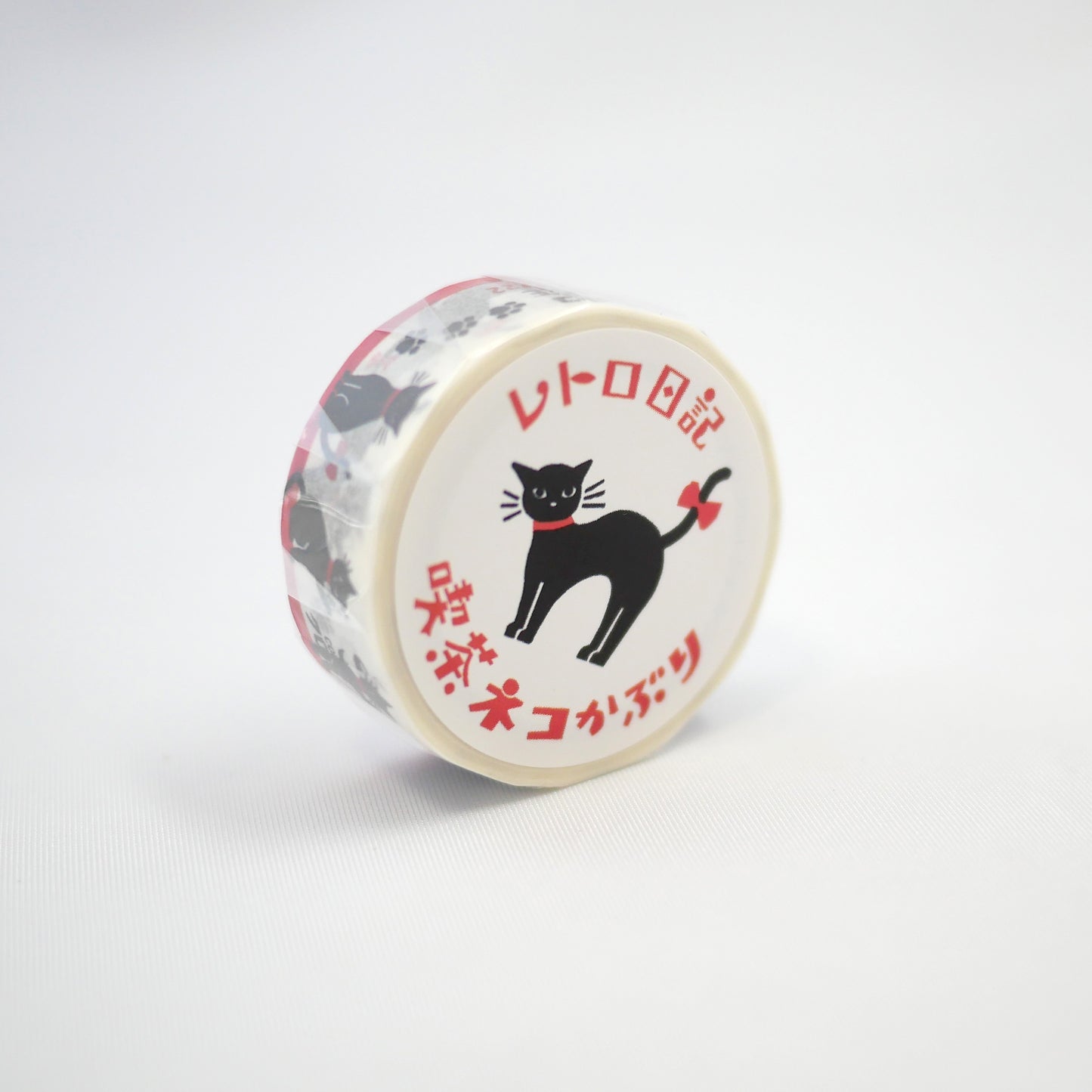 Retro Diary Cafe Black Cat Washi Tape