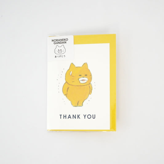 Mini Noraneko Gundan Thank You Card