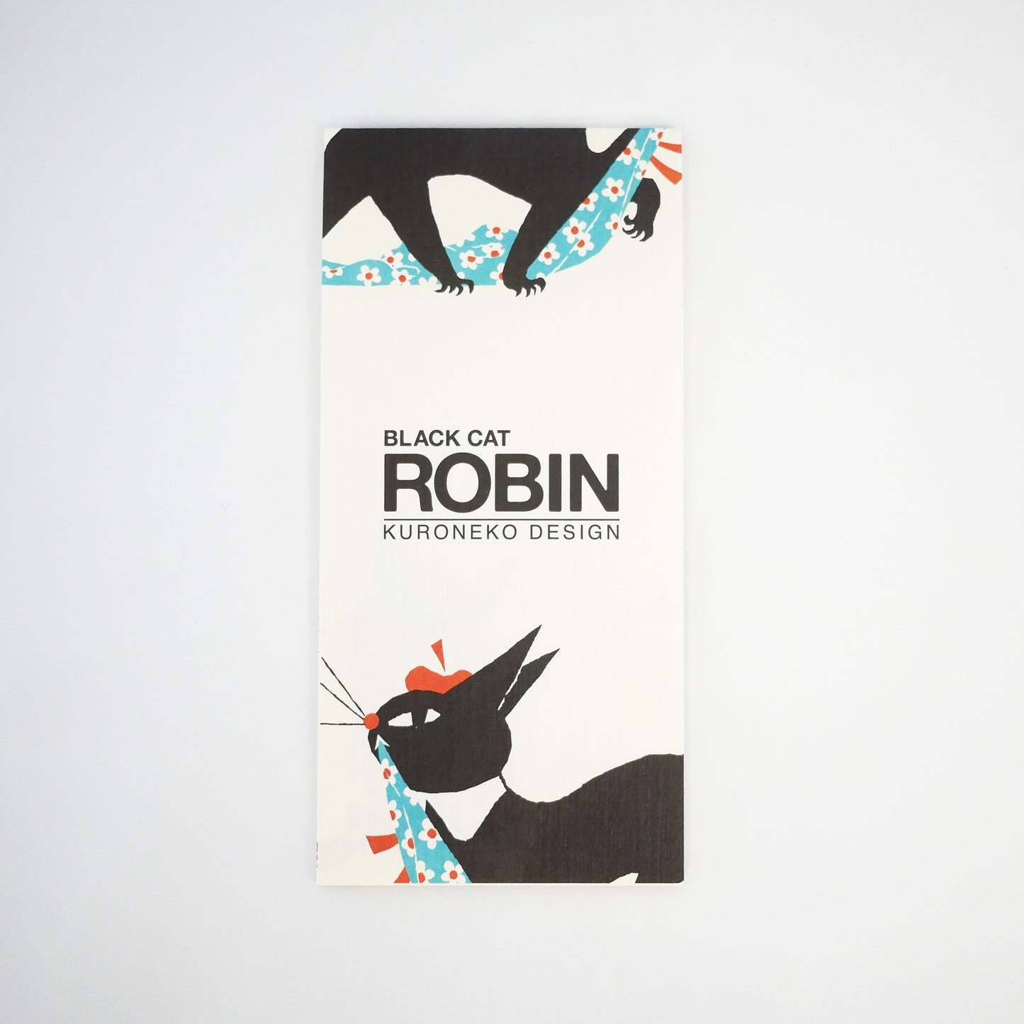 Black Cat Robin Letter Paper