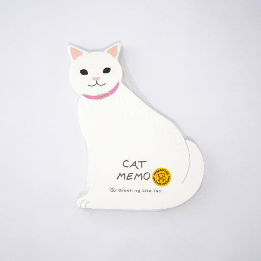 Die Cut Memo Pad - Cat