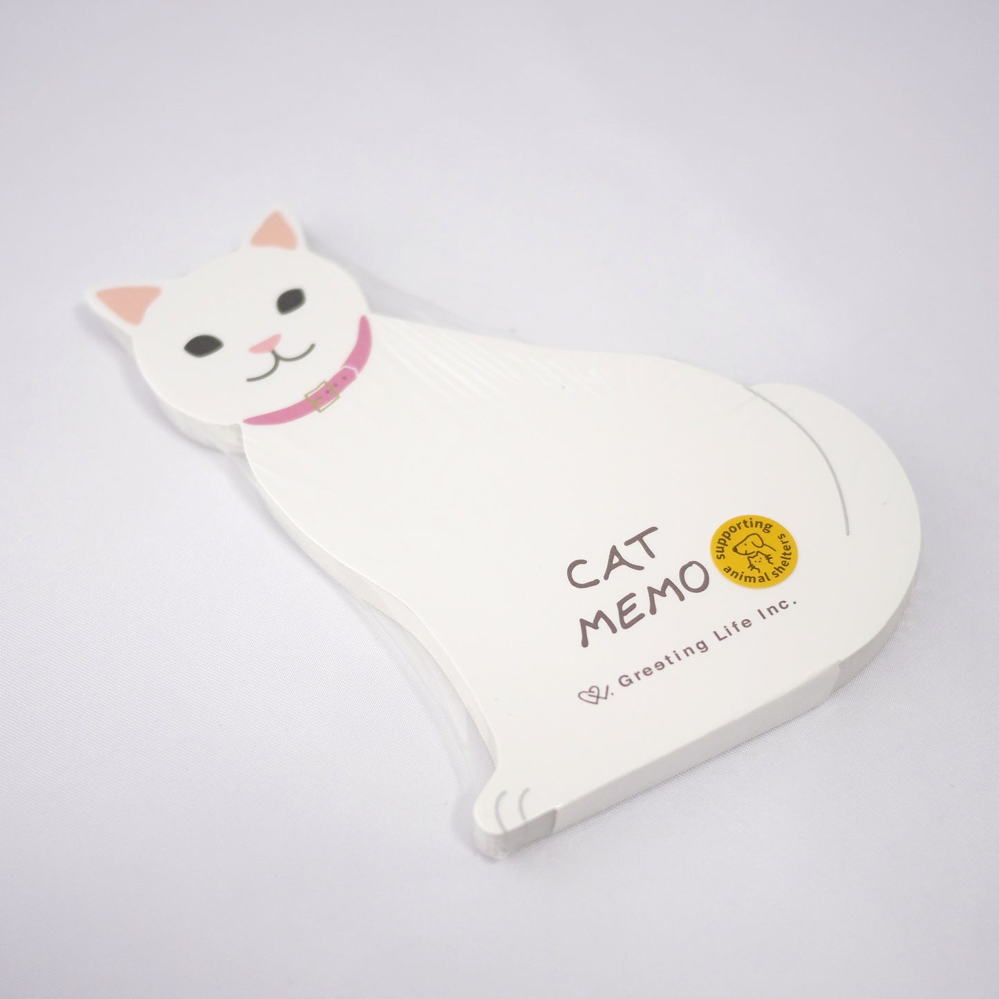 Die Cut Memo Pad - Cat