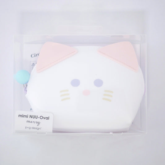 El Commun Fluffy Pen Case Neko / White Cat