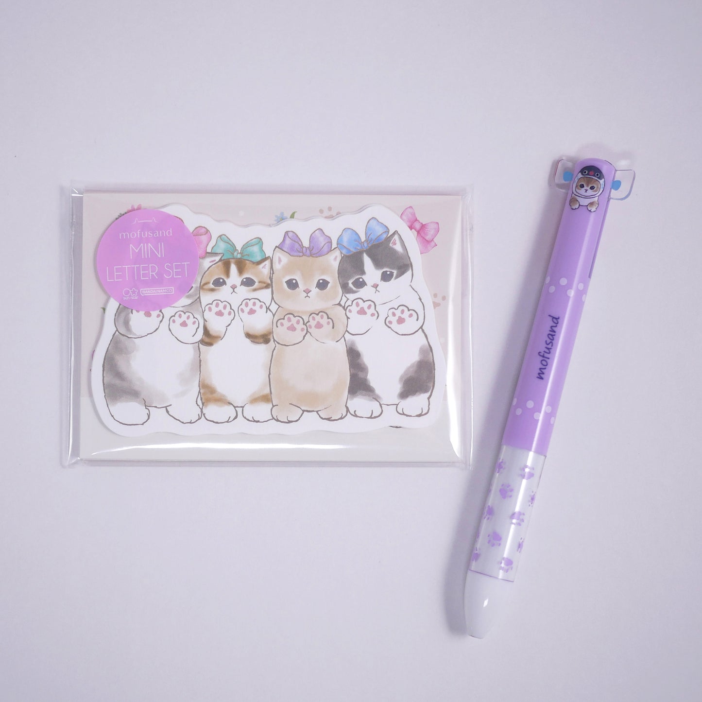 Mofusand Set A - Miniletter set Paw Pads + Pen