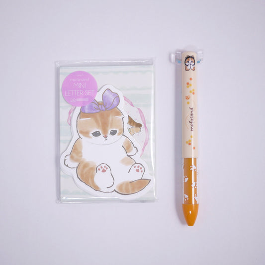 Mofusand Set C - Miniletter set Ribbon + Pen
